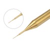 sourcing map 10Pcs 0.2mm Titanium Coat Carbide End Mill Engraving