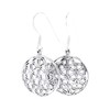 WINDALF Vintage Boho Earrings Flower of Life 3.2 cm Bohemia