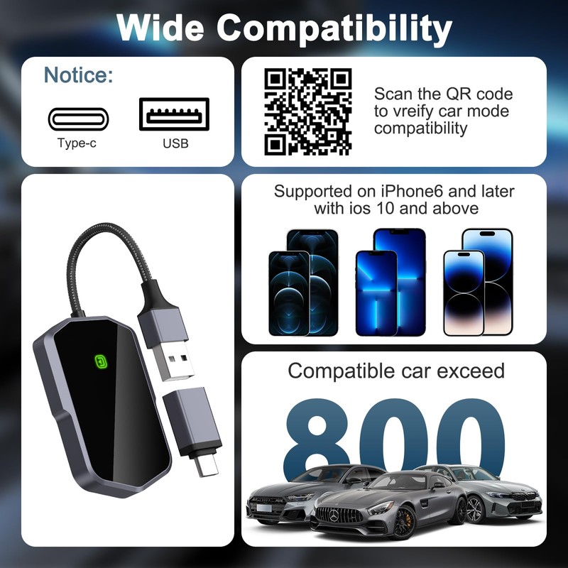 Ankilo Wireless CarPlay Adapter