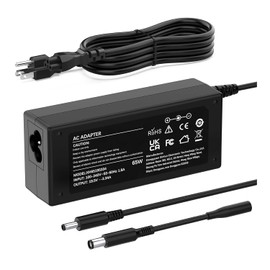 Adaptador de cargador para portátil de 65 W compatible con Dell Latitude E5440 E5470 7480 E6540 E7440 E7450 E7250 E6440 E6430 7490 7290 5490 5590 5290 LA65NM HHHHHHHHA65NM130 - Cable de alimentación