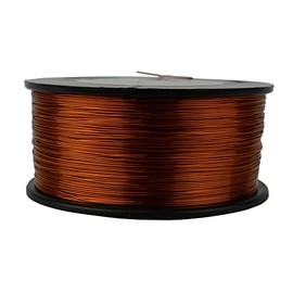 TEMCo 23 AWG Copper Magnet Wire - 1.5 lb 940 ft 200°C Magnetic Coil Winding