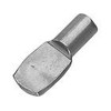 SK PACK OF 28 NICKEL SHELF SUPPORT PINS SPADE STUDS PEG STEEL 6MM HOLE