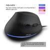 T-20 Mouse Wired Vertical Mouse Ergonomic Rechargeable 4 3200 movement