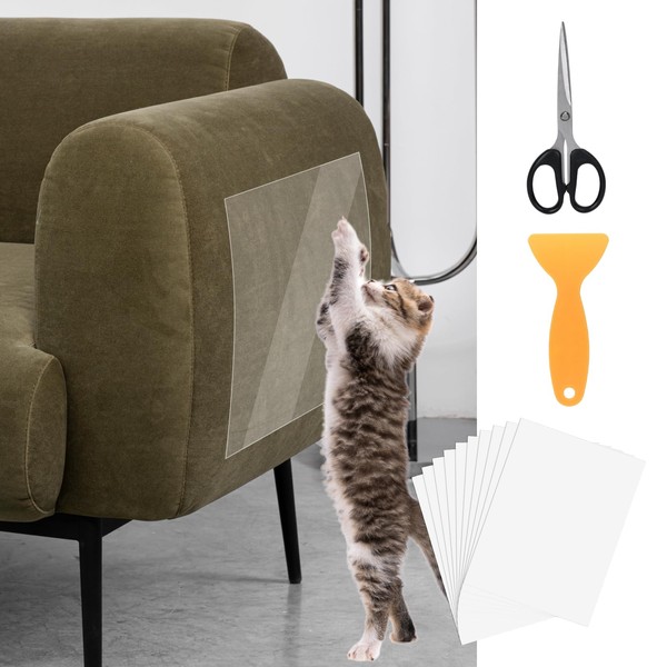 Cat Scratch Furniture Protector, Easy to Remove Couch Scratch Guard,Couch