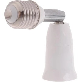 NoBrand Light Socket Extender, 5.5 Inch Extension, Adjustable Vertical 90° Horizonta