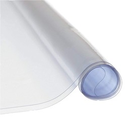 MYMama Domestic Vinyl Fabric Thickness 0.008 inch (0.2 mm) Width 54.9 x 39.4 inch (137 x 100 cm) Cut to Sale Clear Vinyl Sheet Splash Proof Cuttable Vinyl Curtain Tablecloth