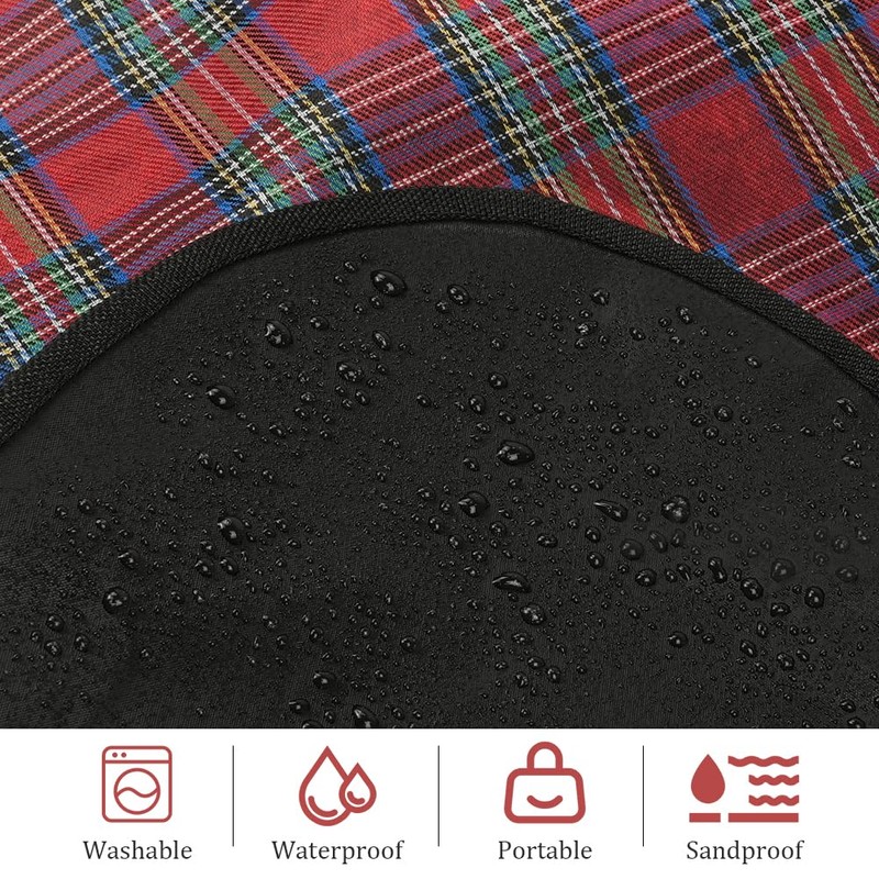 Alaoo Picnic Blanket,Extra Large Waterproof Picnic Mat with Carrying Handle