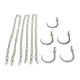 Grillrost.com Das Original Asado Hook Set - Extension for the Asado Cathedral