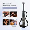 Premium Carbon Fiber Electric Violin Full Size 4/4,Professional Silent Electric