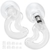 RelaxCharm Earplugs, noise cancelling earplugs, Icy White