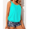 Yonique Blouson - Traje de baño tankini para mujer con