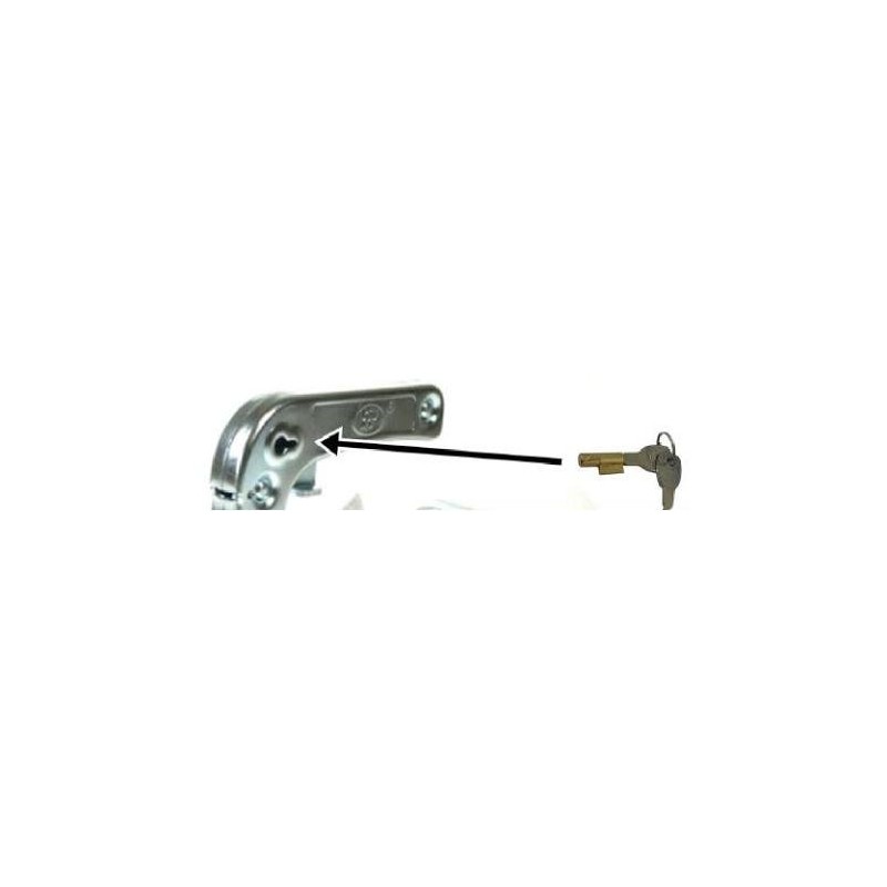 leisure MART Hitch Coupling Lock and Key Suitable for Trailers