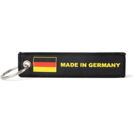 Llavero con 1 bandera alemana fabricada en Alemania con llavero, llavero, coches, motocicletas, regalos, EDC