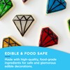 Satin Ice Gold Glitter Glaze (10oz Bottle) For Decorating Cakes,