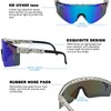 Douide Cycling Glasses for Youth Women & Men, Baseball Sunglasses