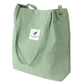 VOKUVIKU Jute Bag with Vintage Flowers, Large Women's Fabric Bag, xl