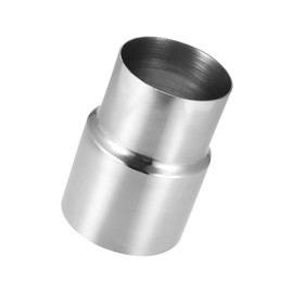 Motoforti Universal 3" ID to 3.5" ID Car Exhaust Pipe Adapter Reducer Connector,Exhaust Pipe Expander,Stainless Steel,Silver Tone
