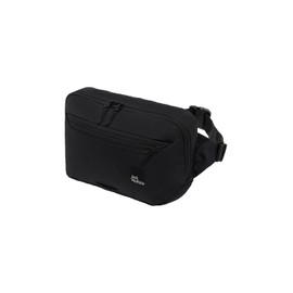 Jack Wolfskin Unisex Gutleut Crossbody Crossover Body Bag, Black, black, Unit size