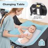 HONEY JOY 5-in-1 Pack and Play with Bassinet, Infant Nursery