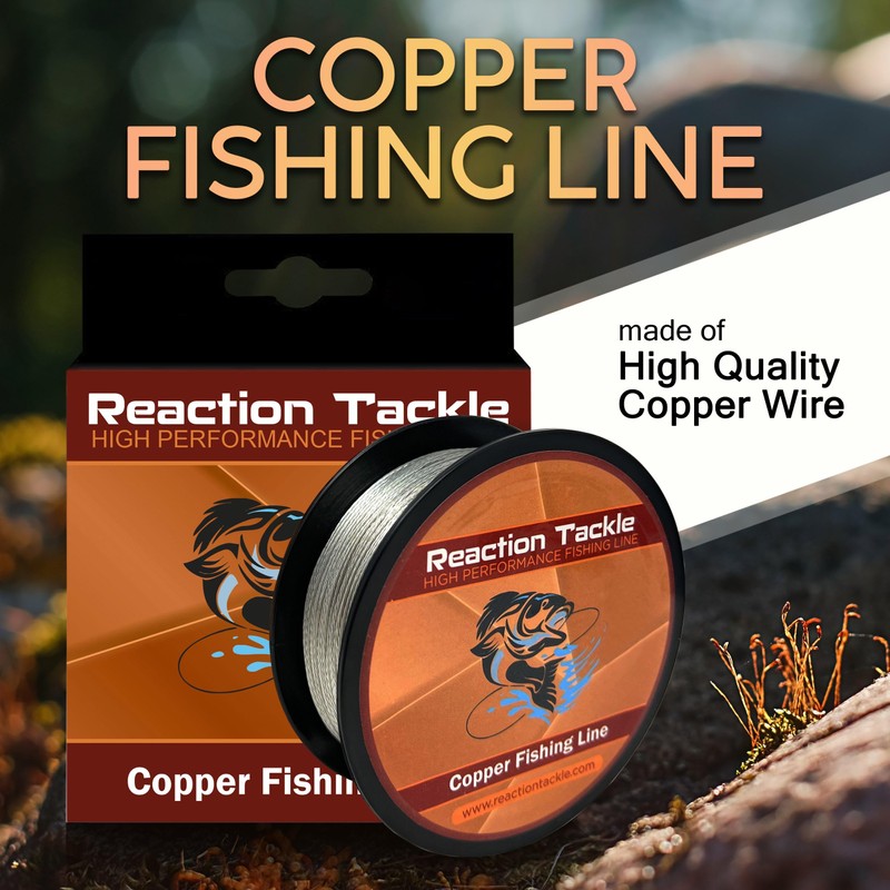 Reaction Tackle Copper Trolling Wire - Copper Fishing Line -