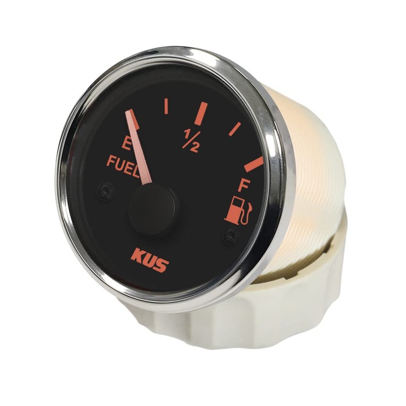 Kus 52mm Fuel Level Gauge 0-5V Waterproof Meter with Backlight