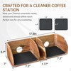 Acacia Coffee Bar Station Organizer Stand Caddy for Chemex Pour