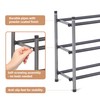 STORAGE MANIAC Expandable Shoe Rack, 12 Pairs Stackable Small Shoe