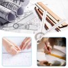 Selinear Goniometer, 2 Pack Plastic, Clear, Multi-functional, Portable, Drawing, Engineering,
