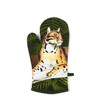 Excelsa Leopard Oven Glove, One Size, 100% Cotton Lining, Polyester