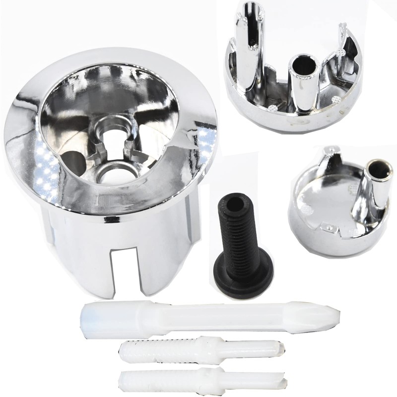 VHEUHZ Double Flush Double Button Croissant Multicolour Compatible with WC