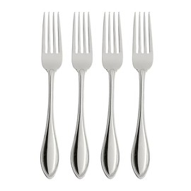 Oneida American Harmony Everyday Flatware Dinner Forks, Set of 4