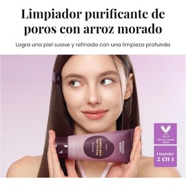 EQQUALBERRY Mascarilla Facial de Arcilla Pore Reset - Coreana con Niacinamida y Madecassoside, Puntos Negros y Limpieza Profunda, 130 ml