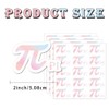240Pcs π Symbol Decorations Scientific Labels Pi Day Commemorative Celebration