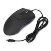 Wired Mouse Blue Backlit Type C Ergonomic Multimedia Keys Adjustable