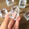 Anyumocz 50 Pcs 20mm Clear Fake Ice Acrylic Decorative Ice