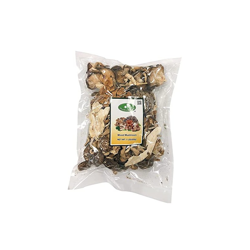 Mushroom House Dried Mushrooms, Mixed, 1 Pound