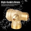 3 Way Check Valve Male Thread 3-Way Brass Air Compressor