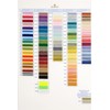 DMC Embroidery Thread Color Swatch Book with Real Swatch W100B