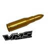 VMS Racing 223 Cal Caliber Gold Bullet 3" inch Antenna