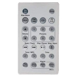 Replacement Remote (White) for Bose Wave Music System AWRCC1 AWRCC2 aka Wave Radio/CD II
