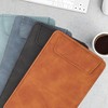 Buffmger Magnetic Leather Clipboard with Pen Holder - Small Clipboard