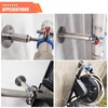 WYSIWYKA 6PCS 304 Stainless Steel Wall Mount Ceiling Mount Pipe