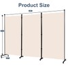 Room Divider 6ft Room Dividers and Privacy Screens, 3 Panel