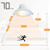 LED Motion Sensor Ceiling Light, 9W IP44 Waterproof Downlight with