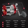 KastKing Rover Round Baitcasting Reel, Left Handed Fishing Reel,Rover90