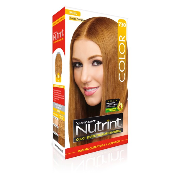 Xiomara Nutrint Hair Color Cream 730 HONEY/Tinte Rubio Dorado 730
