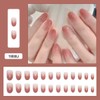 YXRXKJ Nail Tips, Medium, 24 Pieces, Nail Tips, Short, Popular,