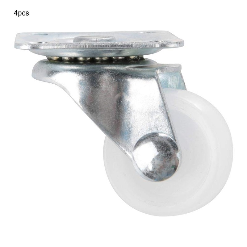 Ruedas giratorias, 4 piezas Ruedita giratoria de 1 pulgada Rueda