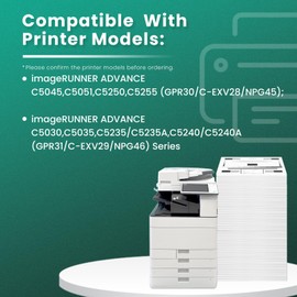GREENBOX Compatible Waste Toner Container Box Replace for FM4-8400-010 FM3-5945-000 Use in imageRUNNER Advance C5045 C5051 C5250 C5255 C5030 C5035 C5235 C5235A C5240 C5240A Printers 1-Pack