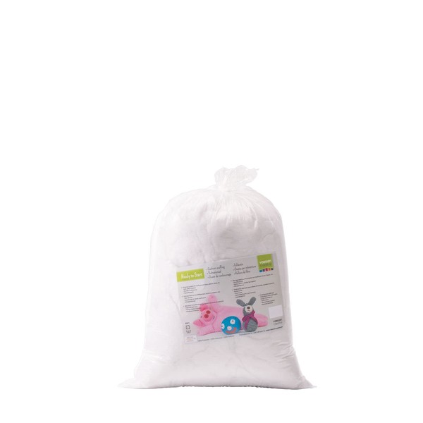 Vaessen Creative Fluffy Soft White Polyester Fibrefill Filling for DIY